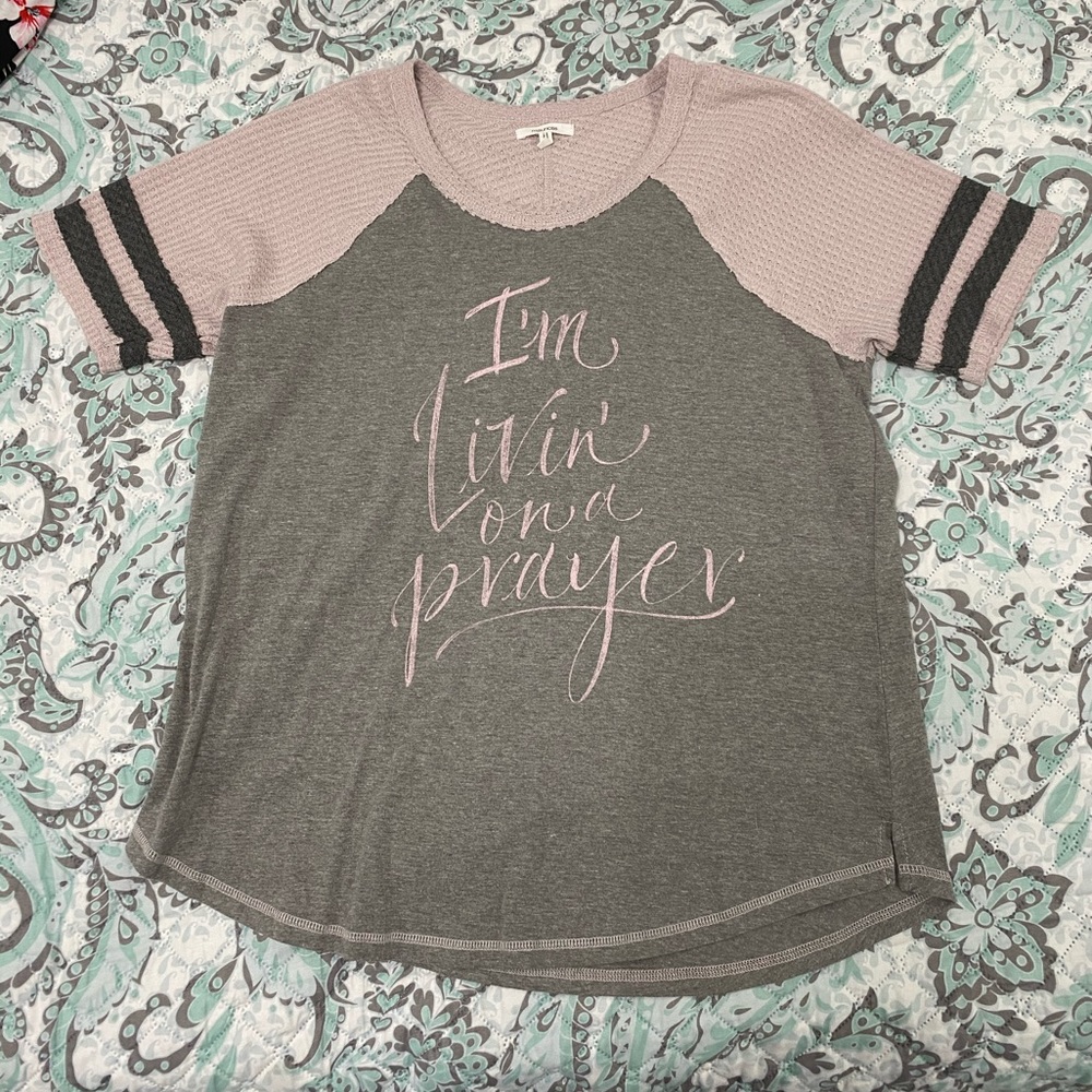 Livin’ On A Prayer ladies shirt